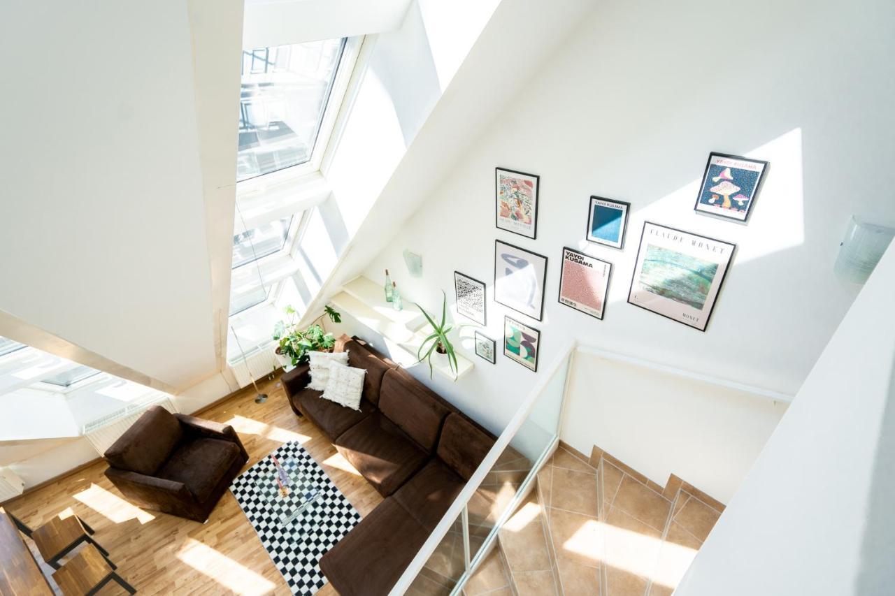 Unique Maisonette Apartment Gasometer 12Th Floor เวียนนา ภายนอก รูปภาพ